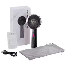 Electric Vibration Massage Comb Red Light Therapy Hair Growth Massage Scalp Brush Anti Hair Loss Liquid Oil Applicator Hair